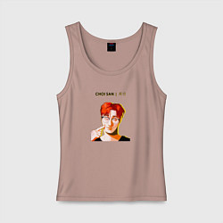 Женская майка Choi San Ateez