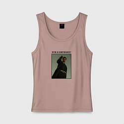 Женская майка Что в коробке Брэд Питт