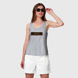 Майка женская хлопок Path of Exile 2 Login, цвет: меланж — фото 2