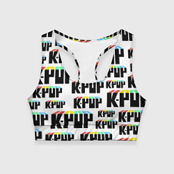 Женский спортивный топ K-pop Pattern