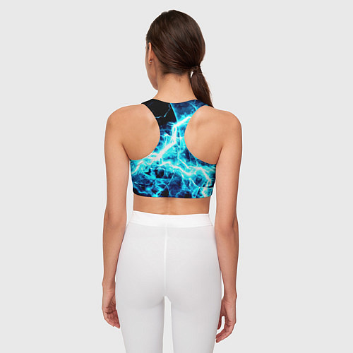 Женский спортивный топ Energy / 3D-принт – фото 4