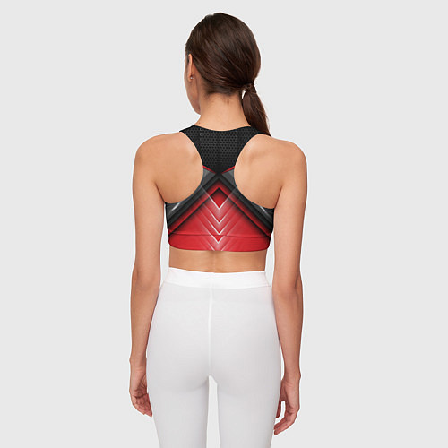 Женский спортивный топ Sport LV-01 / 3D-принт – фото 4