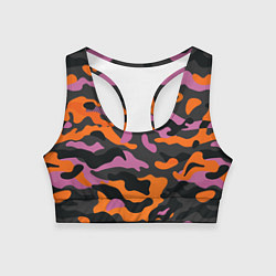 Женский спортивный топ КАМУФЛЯЖ COLOR