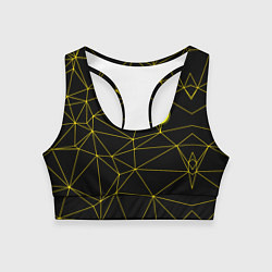 Топик спортивный женский BORUSSIA, цвет: 3D-принт