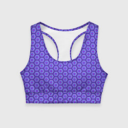Топик спортивный женский Geometric Background, цвет: 3D-принт