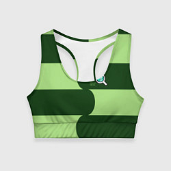 Топик спортивный женский В поисках QR, цвет: 3D-принт