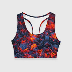 Женский спортивный топ Магия углей