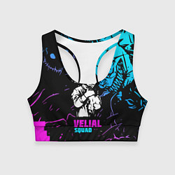 Топик спортивный женский Velial Squad neon, цвет: 3D-принт