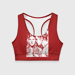 Женский спортивный топ Dexter and Debra Morgan