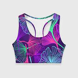 Женский спортивный топ Neon color pattern Fashion 2023