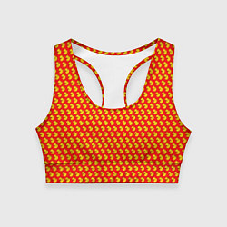 Топик спортивный женский Ути ути-пути Красный, цвет: 3D-принт