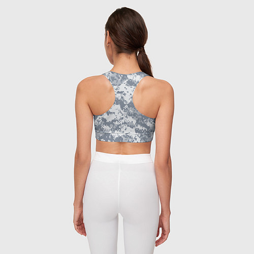 Женский спортивный топ UCP камуфляж США / 3D-принт – фото 4