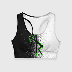 Топик спортивный женский Нетраннеры: Логотип, цвет: 3D-принт
