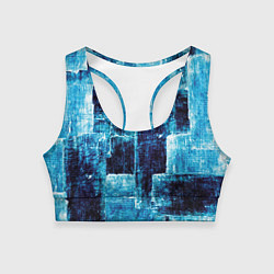 Женский спортивный топ Куски льда