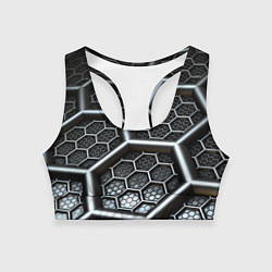 Топик спортивный женский Geometry abstraction, цвет: 3D-принт