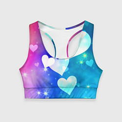 Женский спортивный топ Dreamy Hearts Multicolor