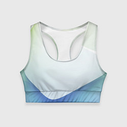 Топик спортивный женский Пастель из трёх цветов, цвет: 3D-принт