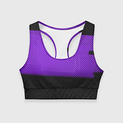 Топик спортивный женский Железная стена, цвет: 3D-принт