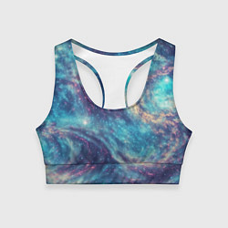 Женский спортивный топ Путеводная звезда в космосе