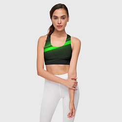 Топик спортивный женский Green line, цвет: 3D-принт — фото 2