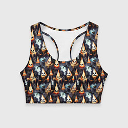 Женский спортивный топ Акварельные приведения