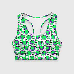 Женский спортивный топ The Crowned smiley