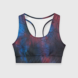 Женский спортивный топ Космическая паутина