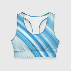 Топик спортивный женский Акварель, цвет: 3D-принт