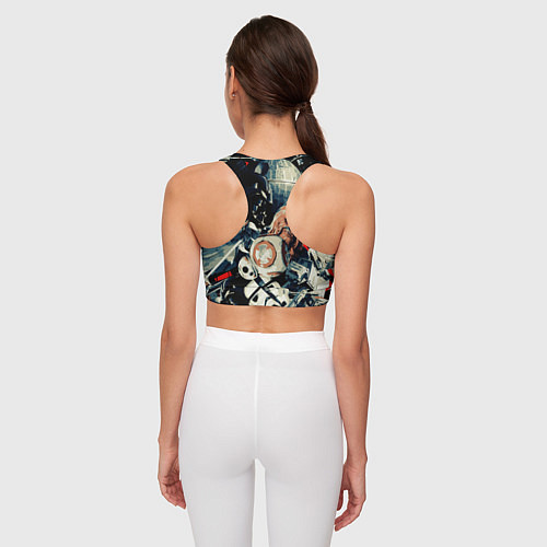 Женский спортивный топ Звездные войны персонажи / 3D-принт – фото 4
