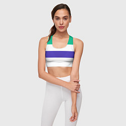 Топик спортивный женский Как у человека паука Питера Паркера, цвет: 3D-принт — фото 2