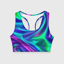 Женский спортивный топ Neon waves