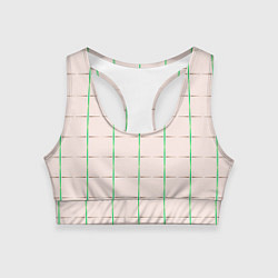 Женский спортивный топ Color white stripes