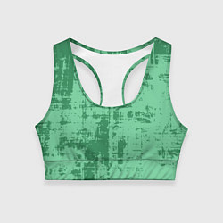 Женский спортивный топ Текстура с потертостями