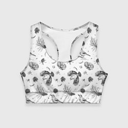 Женский спортивный топ Сойка в Бузулукском бору