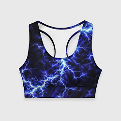Топик спортивный женский Мощнейший разряд молнии, цвет: 3D-принт