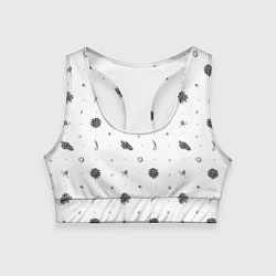 Женский спортивный топ Шишки из Бузулукского бора