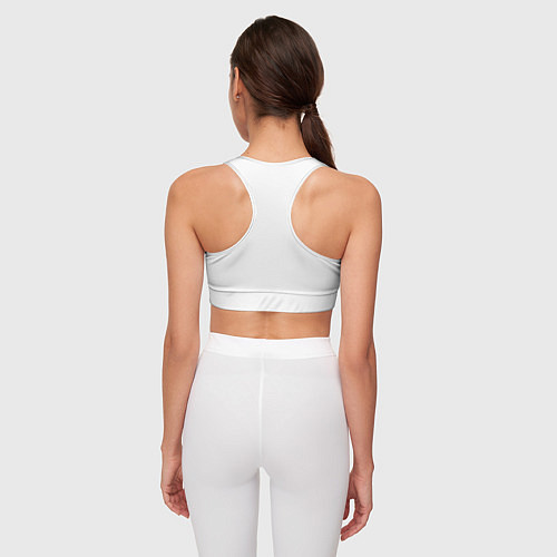 Женский спортивный топ Happy Halloween 25 / 3D-принт – фото 4