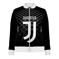 Олимпийка женская FC Juventus: Black Lines, цвет: 3D-белый