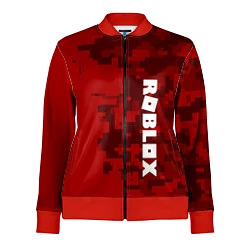 Олимпийка женская ROBLOX: Red Camo, цвет: 3D-красный