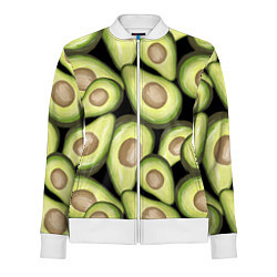 Женская олимпийка Avocado background