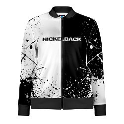 Олимпийка женская Nickelback, цвет: 3D-черный