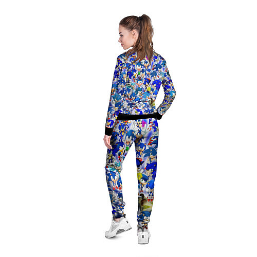 Женская олимпийка Sonik / 3D-Черный – фото 4