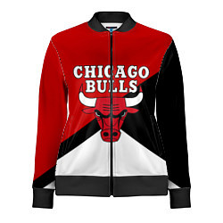 Олимпийка женская CHICAGO BULLS, цвет: 3D-черный