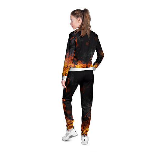 Женская олимпийка LAMBORGHINI / 3D-Белый – фото 4