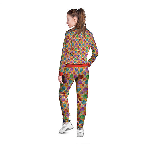 Женская олимпийка Новый Год / 3D-Красный – фото 4