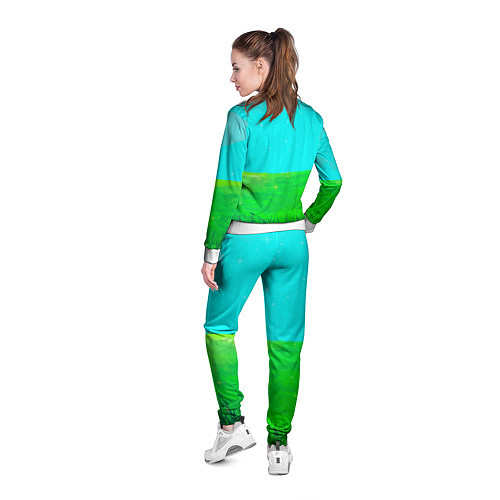 Женская олимпийка Волчица и пряности / 3D-Белый – фото 4