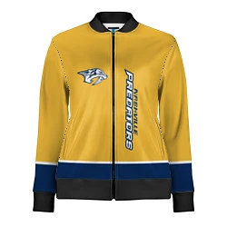 Олимпийка женская Nashville Predators, цвет: 3D-черный