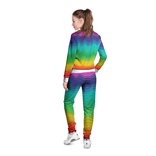 Женская олимпийка D j Пицца / 3D-Белый – фото 4