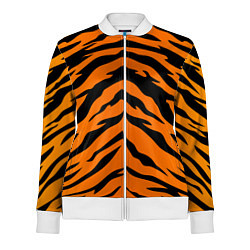 Олимпийка женская Шкура тигра, цвет: 3D-белый