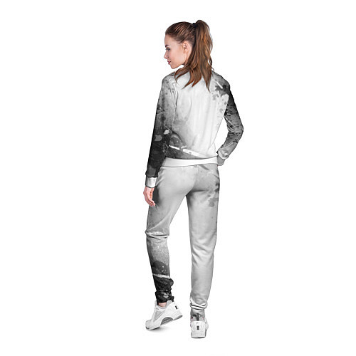 Женская олимпийка Rakhim - Брызги / 3D-Белый – фото 4